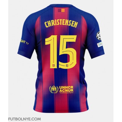 Camiseta Barcelona Andreas Christensen #15 Primera Equipación 2025-26 manga corta Camiseta Barcelona Andreas Christensen #15 Primera Equipación 2025-26 manga corta